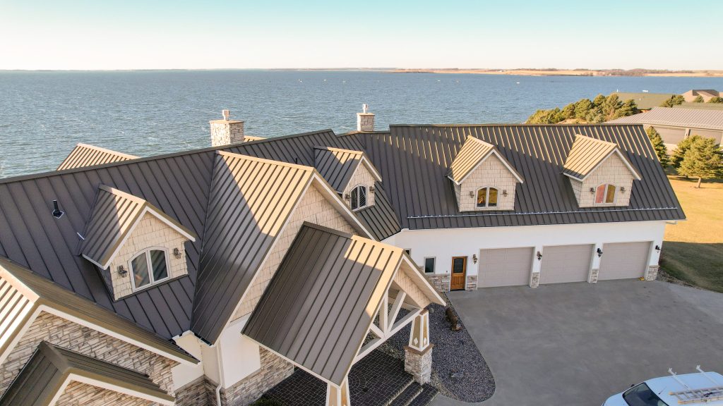 Standing Seam Metal Roof installed by Spotless & Seamless Exteriors